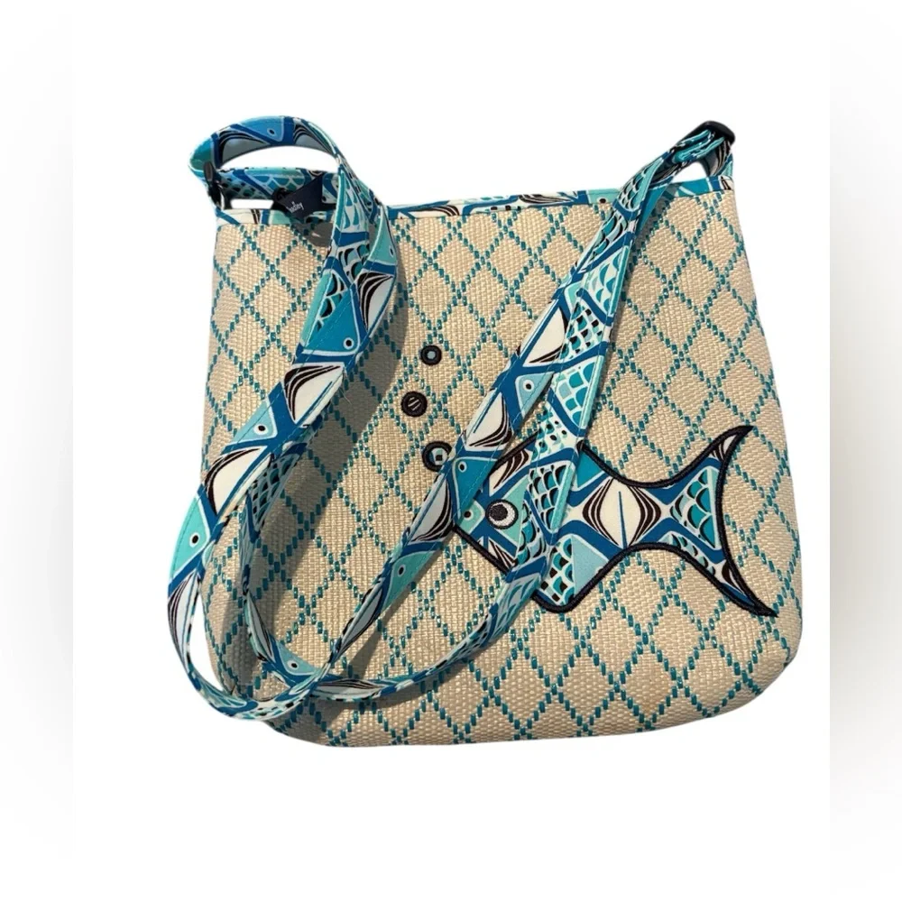 Vera Bradley Go Fish Pattern- similar to viral sardines purse! - Picture 2 of 9